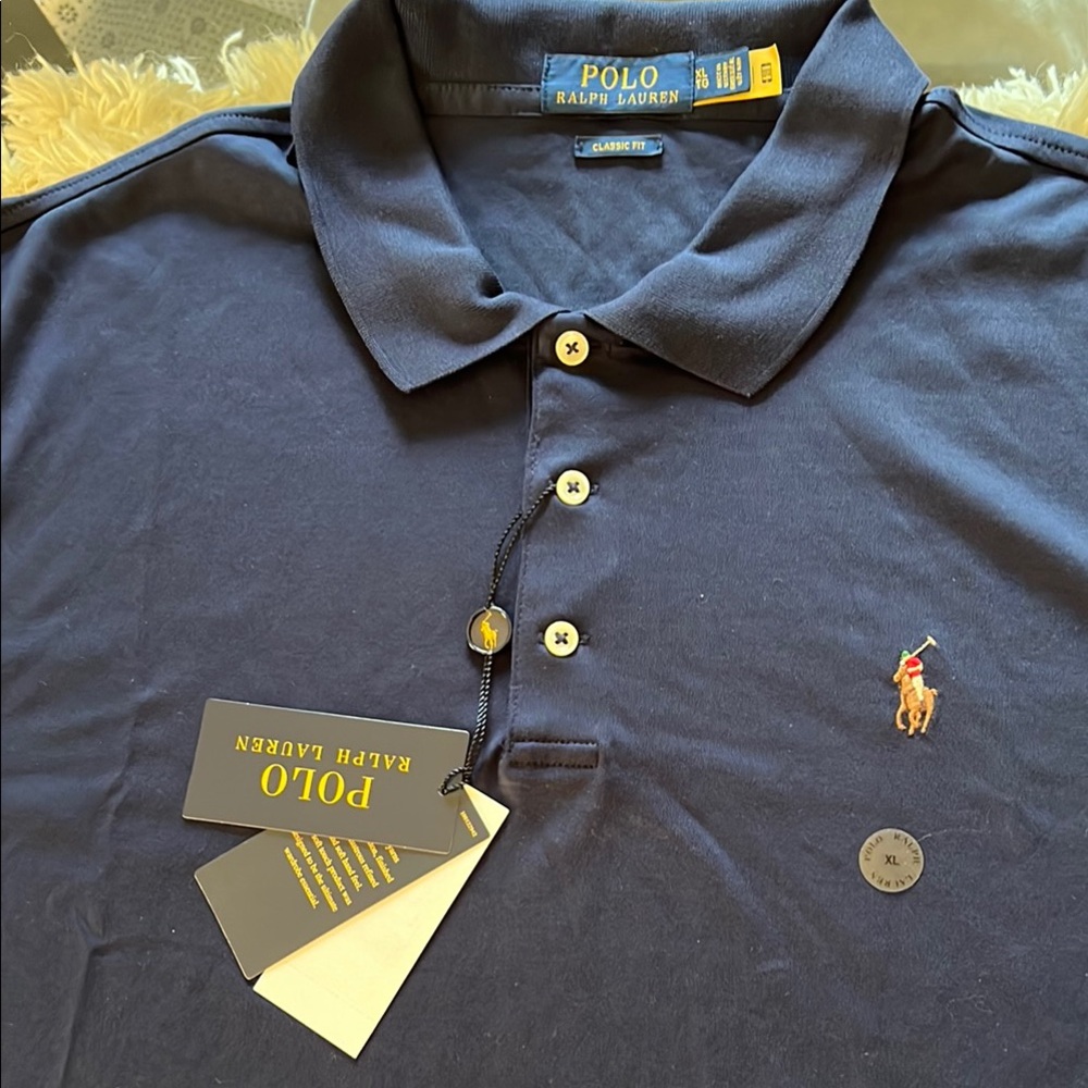 Polo by Ralph Lauren Men's Navy Shirt